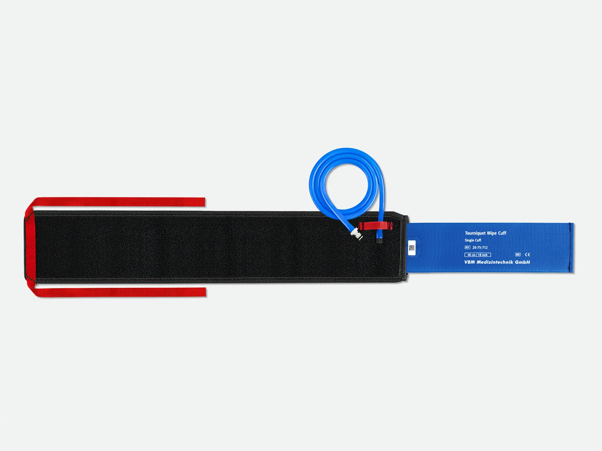 Tourniquet Wipe Cuff / Einfachmanschette, wiederverwendbar/ 1 St. p.P. / Gr. 30 x 6 cm / Farbe: Blau / REF: 20-75-710