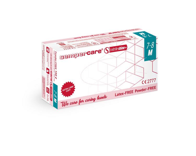 Sempercare Shine+ US-Handschuh Nitrile ungepudert, weiß, Gr. XS, 150 Stk (REF 39884)