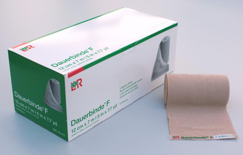 Dauerbinde F Langzugbinde 12cmx7m, lose im Kt. (REF 105913)