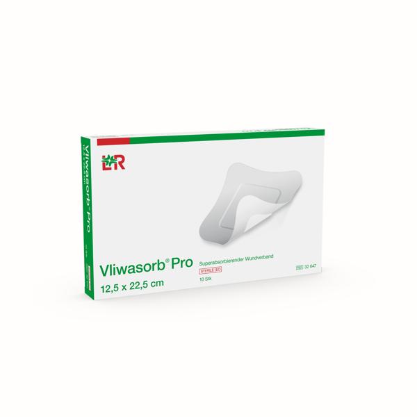Vliwasorb Pro superabsorb. Wundverband steril, 12,5x22,5cm, 10 Stück (REF 32647) / PZN: 10792522