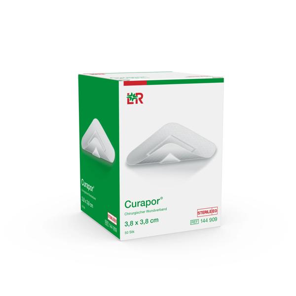 Curapor chirurgischer Wundverband steril, 3,8x3,8cm, 50 Stück (REF 144909)