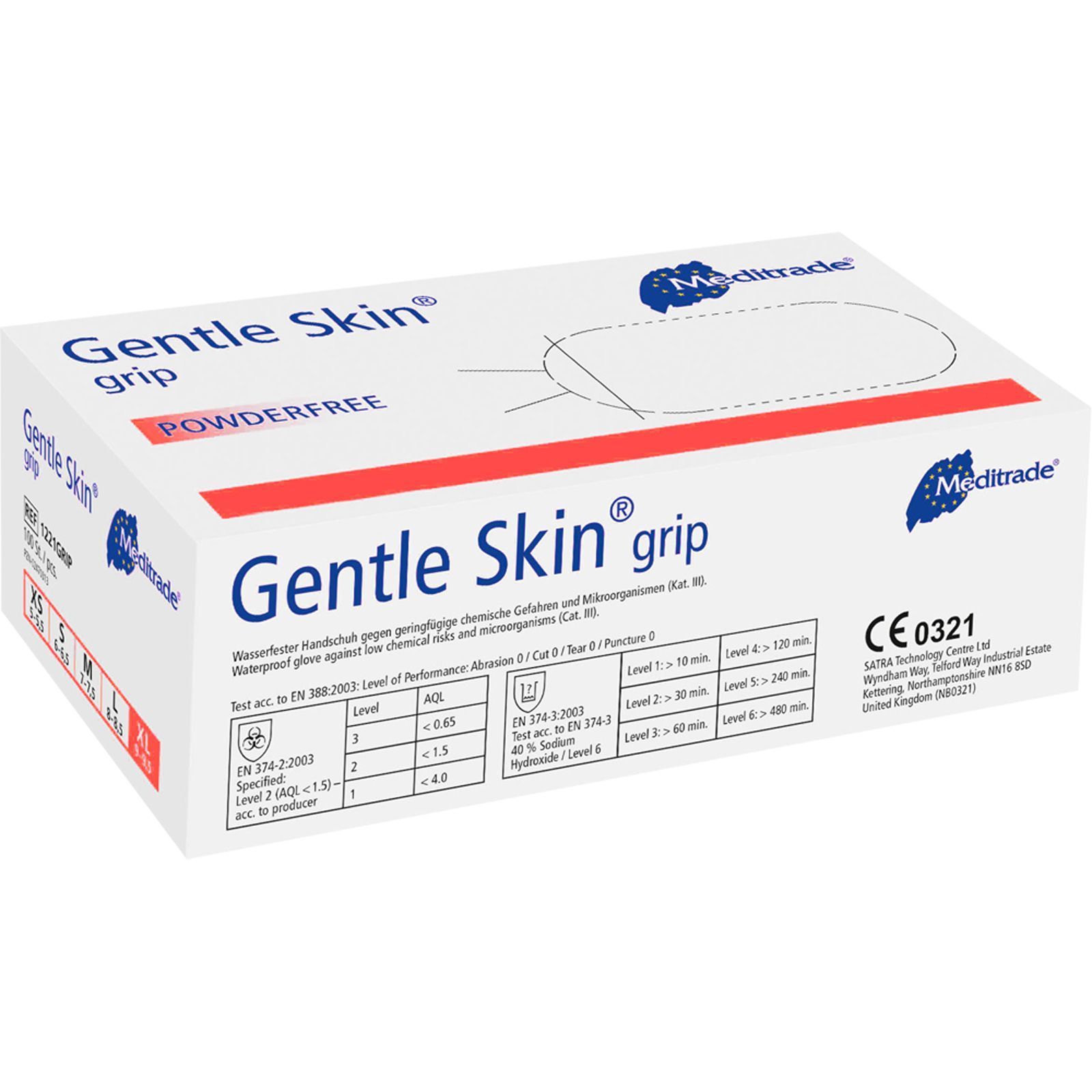 Meditrade GENTLE SKIN® GRIP Größe XS - S - M - L - XL