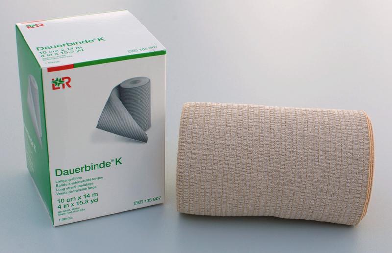 Dauerbinde K Langzugbinde 10cmx14m, einzeln verpackt (REF 105907)