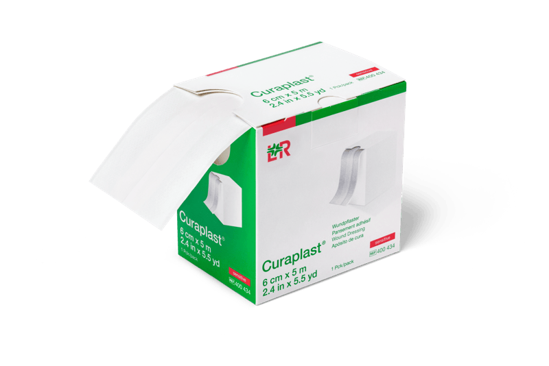 Curaplast sensitive Pflasterstrips 2,3cm, 100 Stück, rund, auf Rolle (REF 400432)