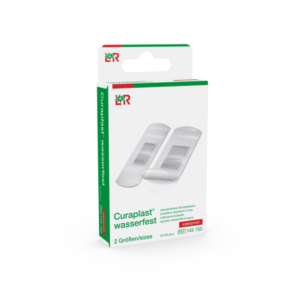 Curaplast wasserfest Pflasterstrips 2 Größen, 20 Stück (REF 145150)