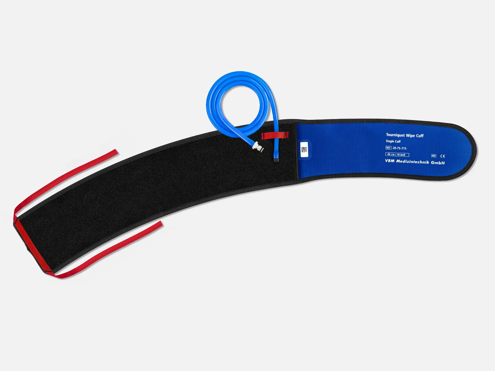 Tourniquet Wipe Cuff / Einfachmanschette, wiederverwendbar/ 1 St. p.P. / Gr. 30 x 6 cm / Farbe: Blau / REF: 20-75-710