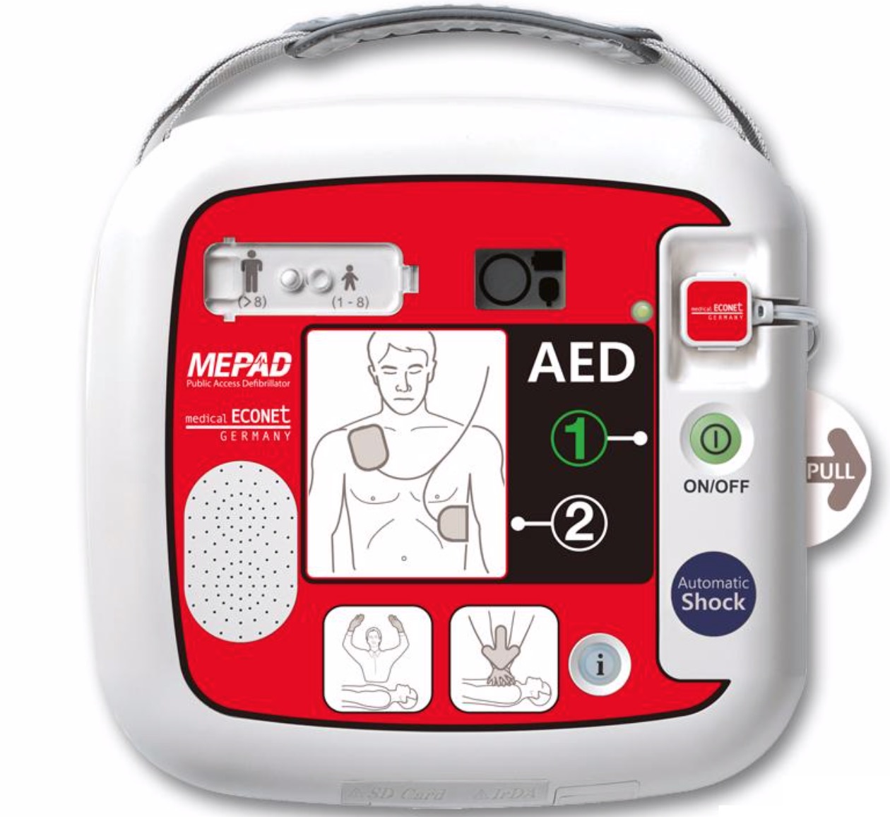 Defibrillator ME PAD Vollautomatisch
