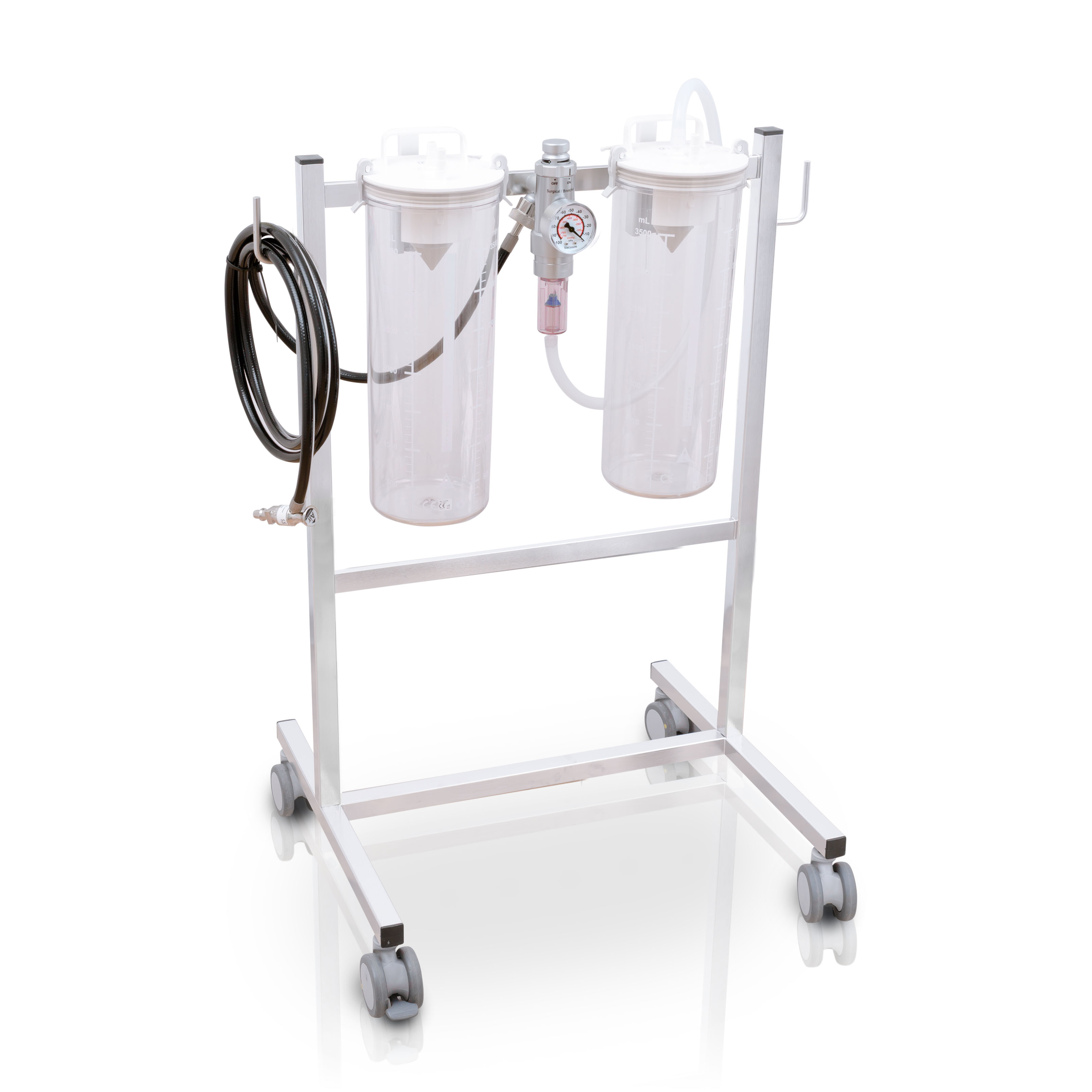 ATMOS S AIR Fahrbare Saugeinheit / AIR / 2x4 l / PC /ISO