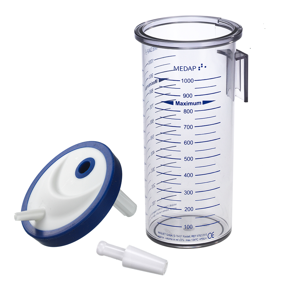 ATMOS AS Sekretabsaugung / tragbar / 1 l