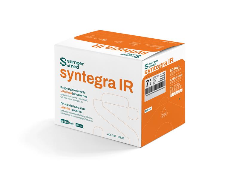 Sempermed Syntegra IR OP-Handschuh polyisopren, pf, ib, Gr. 7, 50 Paar (REF 139623)