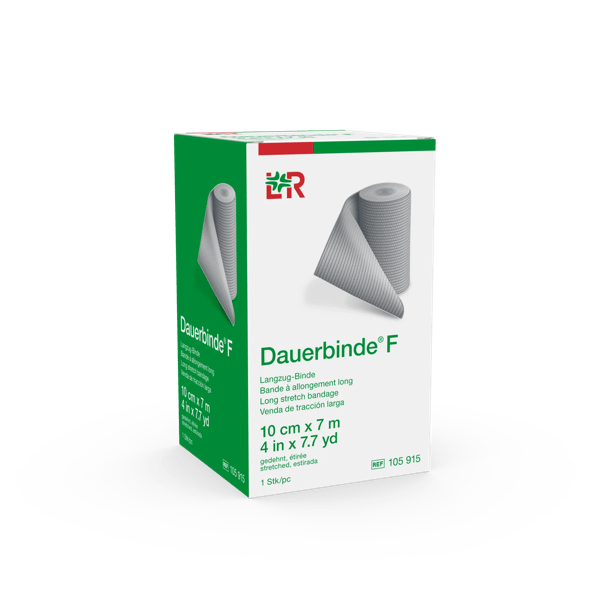 Dauerbinde F Langzugbinde 10cmx7m, einzeln verpackt (REF 105915)