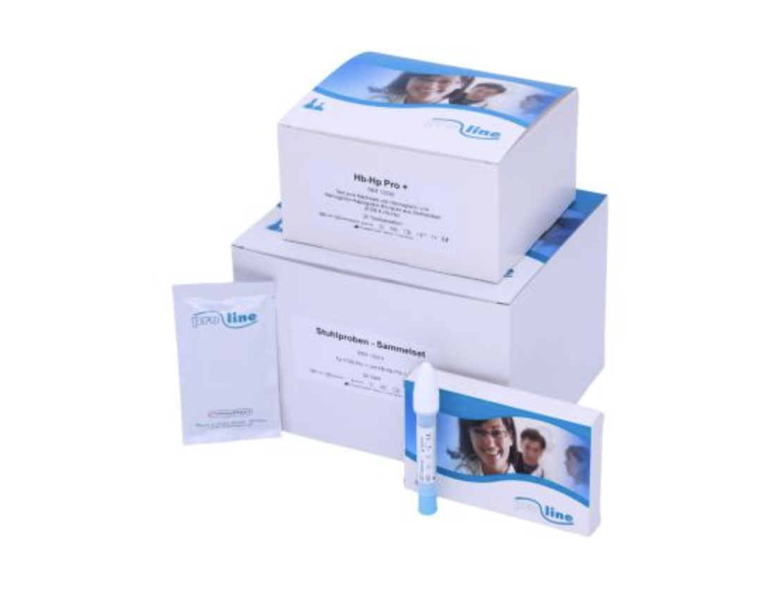 HB/HP Pro + inkl. Stuhlprobensammelset / Hämoglobin, Hämoglobin-Haptoglobin / Set bestehend aus 12014 und 12036 / 20 St. p.P. / REF: 12046