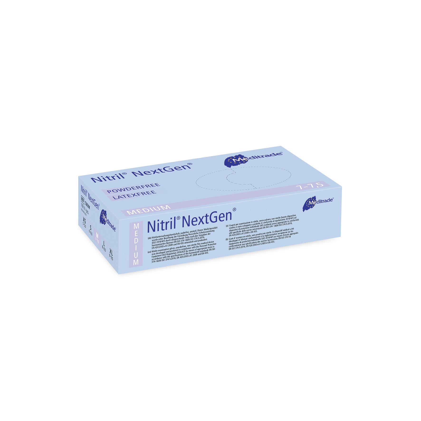 Meditrade NITRIL® NEXTGEN® Größe S - M - L - XL