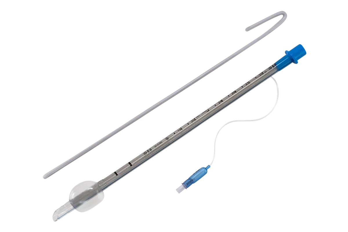 NOVO Endotrachealtubus spiralverstärkt mit Führungsstab /für Kinder/ 4,5 /  1 St. / REF: ET1P45-R1MC / PZN: 19120681