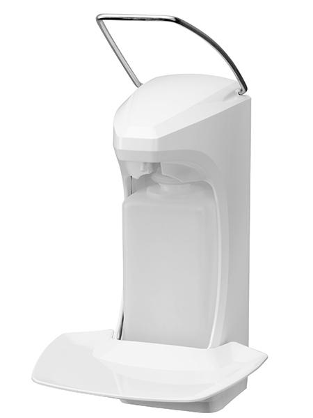 RX5M Seifen-/Desinfektionsmittelspender 500ml mit Auffangschale Art. 4401841 (REF 140454)