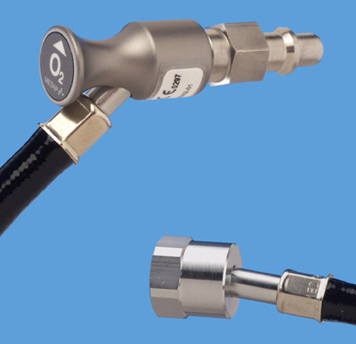 ATMOS Anschlussschlauch O2 DIN 1,5 m / farbneutral