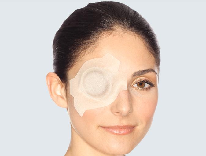 Pro-ophta Augenverband D 72x100mm, 1 Stück (REF 34225)