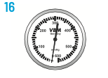 Ersatzteile Tourniquet 2500 / Für REF 15-12-500 /  Manometer 600 mmHg, komplett / 1 St. p.P. / REF: 20-50-511