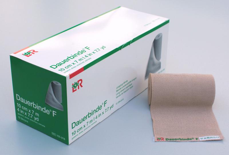 DAUERBINDE F Langzugbinde 10cmx7m, lose im Karton (REF 105918)
