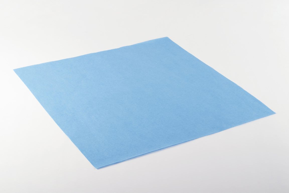 Bogenverpackungen Vlies von stericlin / 60 X 60cm  / Vlies blau 52g / 504 p.P. / REF: 3FVLI330106