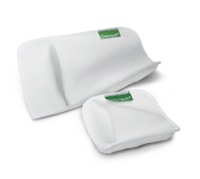 Debrisoft Pad Wundbettvorbereitung steril, 10x10cm, 5 Stück (REF 34321)