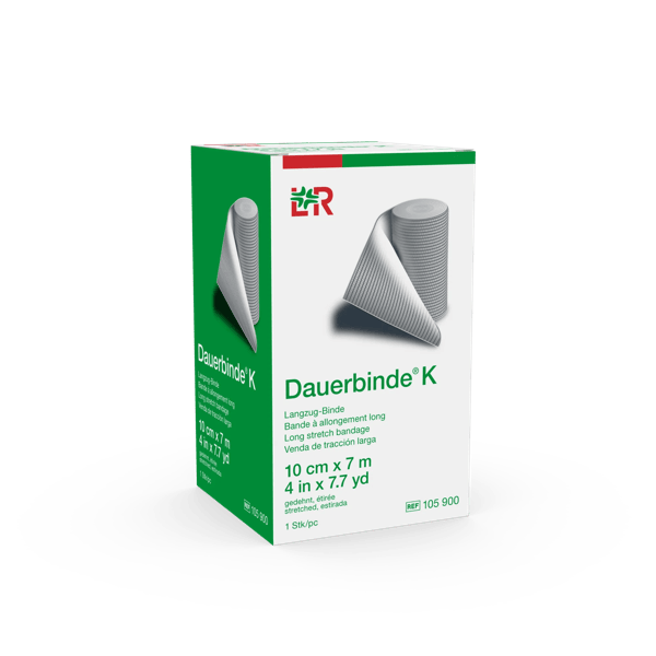 Dauerbinde K Langzugbinde 10cmx7m, einzeln verpackt (REF 105900)
