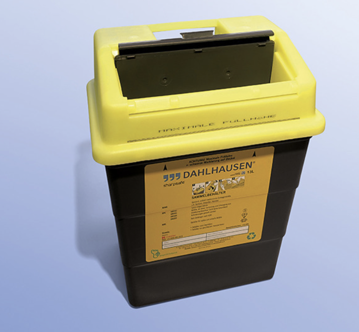 Sharpsafe® /  Kanülenabwurfbehälter  / 13,0 L / 1 St. p.P. /REF: 1200005213
