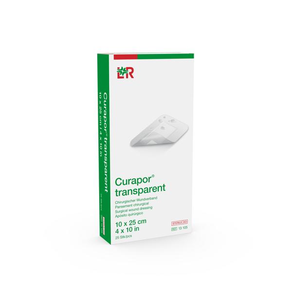 Curapor transparent Wundverband steril, 10x25cm, 25 Stück (REF 13105)
