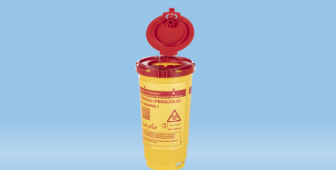 Entsorgungsbehälter, Multi-Safe twin plus, 5,0 l, Biohazardkennzeichnung