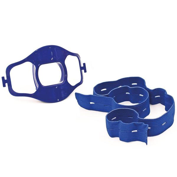 Einmal-Beißringe blau Durchm. 22mm PK 100 mit Gewebeband (REF 183732)