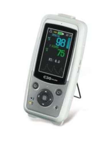 PalmCare Pro - Hand-Pulsoxymeter mit Farb-Display