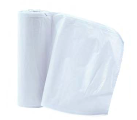 Müllbeutel HD /  meditrade / transparent / 24 Liter / 49 x 60 cm / 1 Ro. p.P / 50 St. p.Ro. / REF: 9747