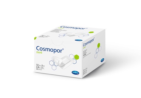 Hartmann Cosmopor® steriles Wundpflaster / 5 x 7,2 cm / 50 St. p.P. / PZN: 04302005