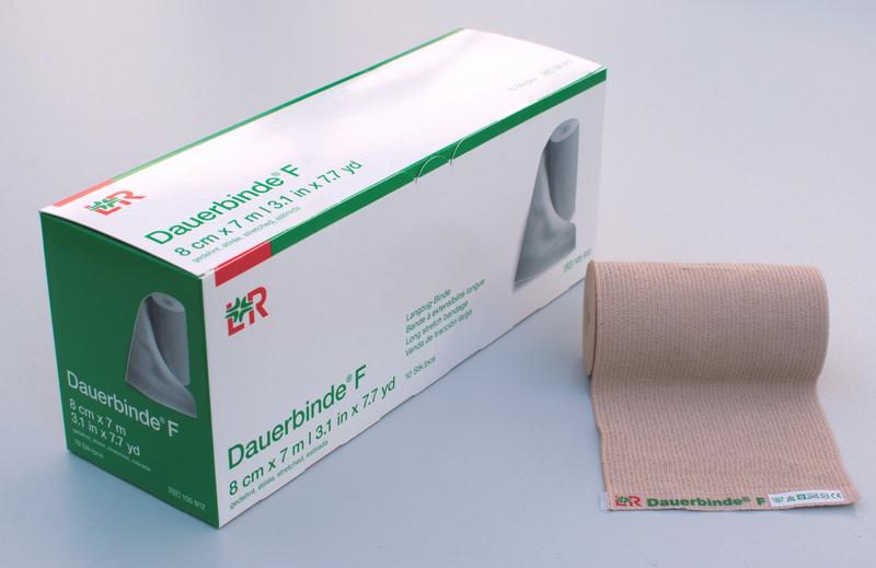 Dauerbinde F Langzugbinde 8cmx7m, lose im Kt. (REF 105912)