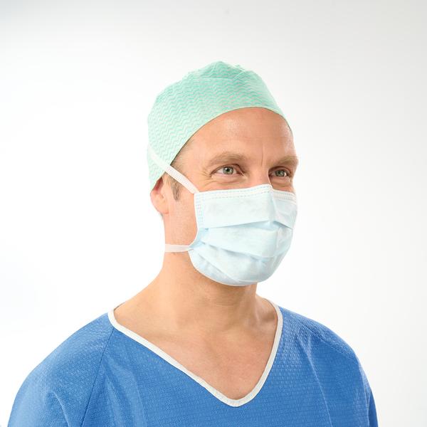 Sentinex Classic OP-Maske, blau zum Binden, unsteril, 50 Stk (REF 162003)