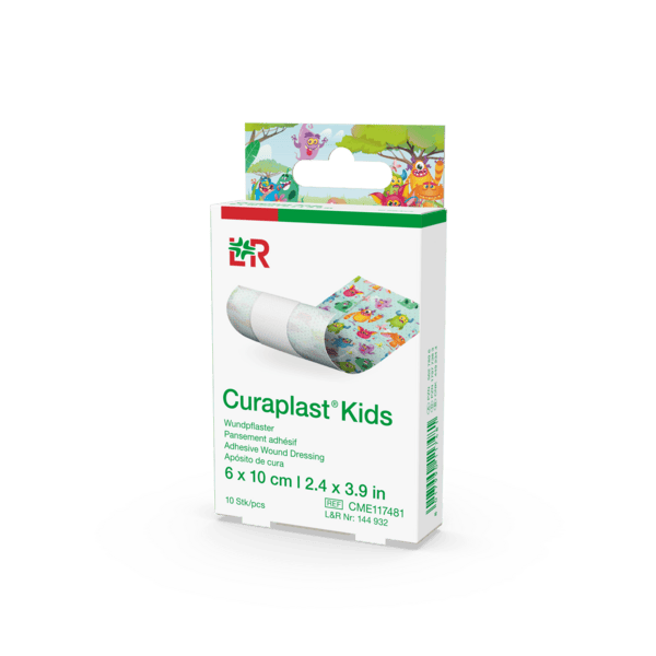 Curaplast kids, zuschneidbar 6cmx1m, 10 Abschnitte á 10cm (REF 144932)