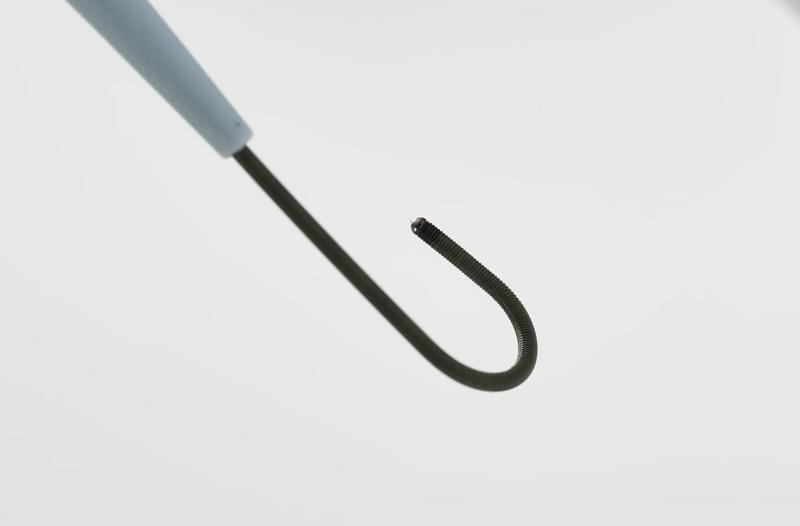 Angiokard IntroGuide F 180cm-0.035, ste, feste Seele, PTFE besch, J-Spitze 3mm (REF 160164)