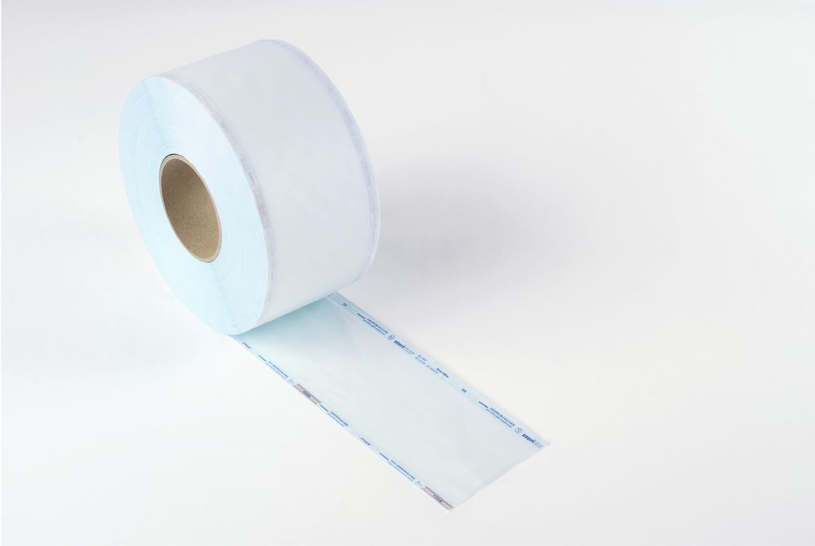 Stericlin® Klarsichtschläuche ohne Seitenfalte aus Papier und Folie / 30cm x 200m  / 1 Ro. p.P. / REF: 3FKFS230116