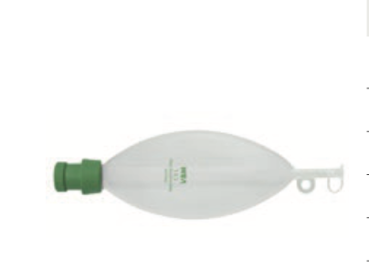 Atembeutel / Offener Schlauchanschluss und Verschlusskappe / 22 mm I.D. Muffe und Aufhängehaken / Wiederverwendbar / 1 St. p.P. / 2300ml / REF: 66-00-043 