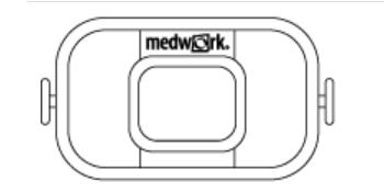 medwork Einmal-Beißring weiß AP 100 Standard-Form (REF 100046)